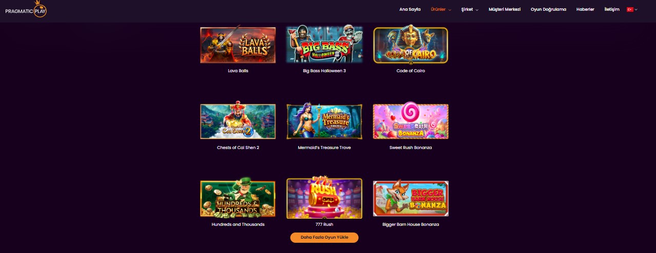 PrimeBahis Pragmatic Play Sağlayıcısı Oyunları